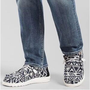 Hey Dude Wally Buckle Exclusive Aztec Mens Slip-On Loafer Shoe Mens 10